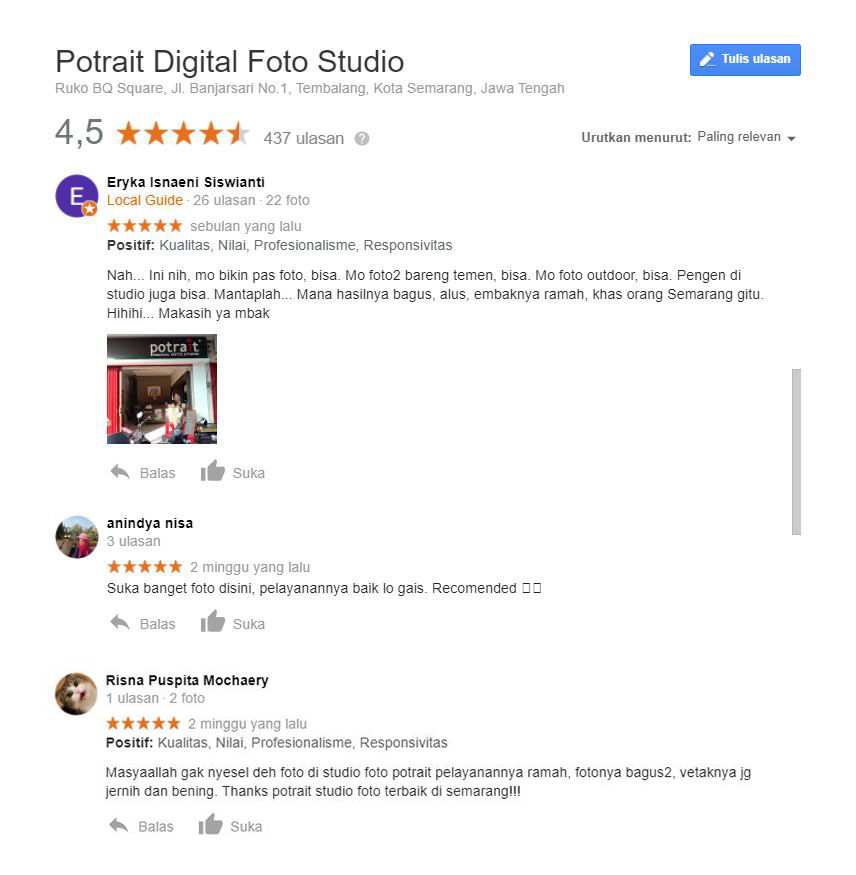 Review Foto Studio Terbaik Semarang